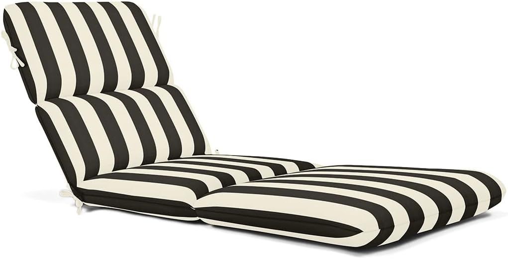 Naturesroom Sunbrella Patio Chaise Cushions - 22" W x 74" L x 3.5" T, Outdoor Chaise Lounge Cushi... | Amazon (US)