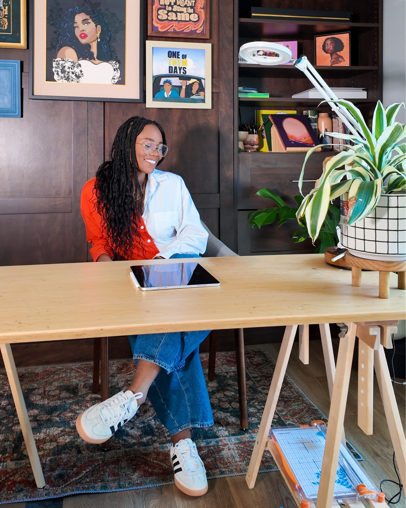 Shot a BTS video for the biggest thing I’ve done in my career so far. This is what I wore. Shirt is old from Anthro it’s the “Bennett button down in color-block” . It’s a size small and there’s one on Poshmark . 

#LTKStyleTip #LTKHome