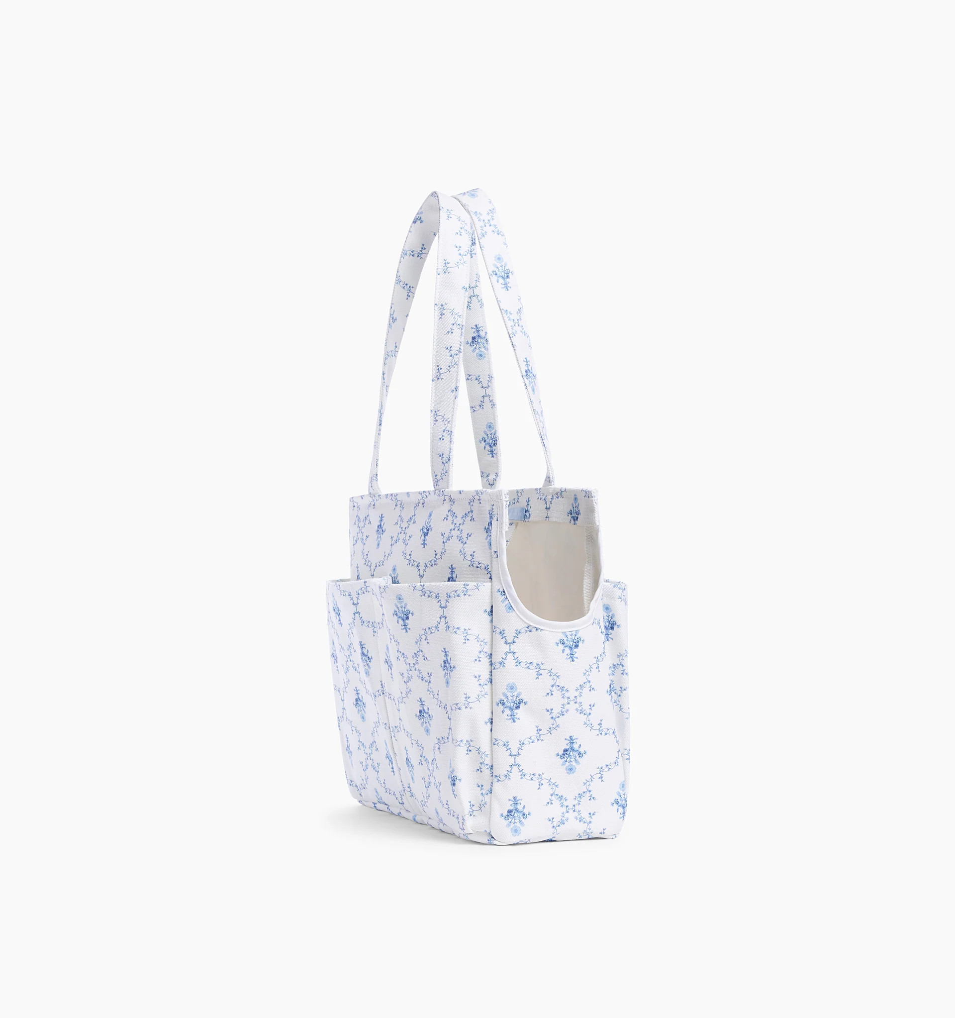 The Pet Tote - Blue Trellis | Hill House Home
