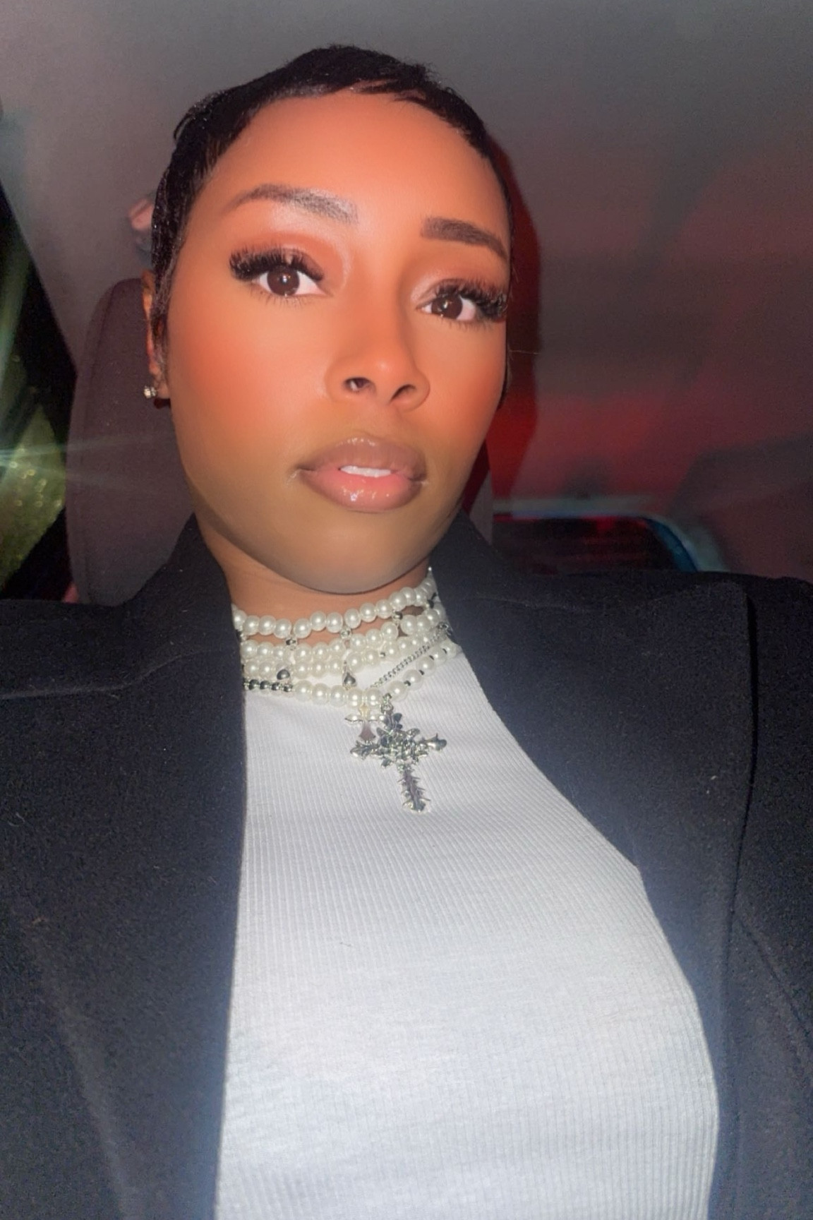 Layers of elegance 💎✨ This pearl choker with a statement cross is the perfect blend of classic and bold. Shop the look on my LTK! #ChicLayers #StatementJewelry #LTKStyle

#LTKFashionMonth #LTKpartywear #LTKuk