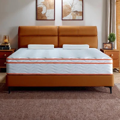 Queen Size Hybrid Mattress in a Box - 12 Inch Medium Firm with Cooling-Gel Memory Foam & Pocket Springs for Pressure Relief, Motion Isolation | Wayfair North America