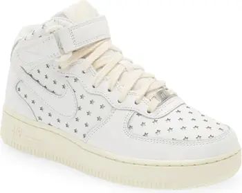 Nike Air Force 1 Perforated Mid Top Sneaker | Nordstrom | Nordstrom