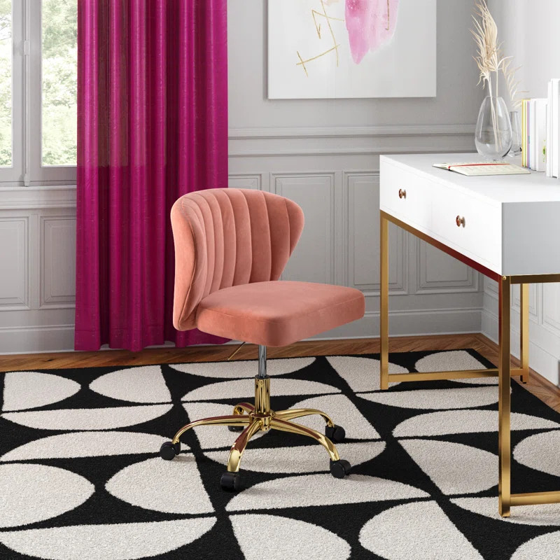 Ilia Ergonomic Height-Adjustable Task Chair With Tufted Back | Wayfair North America