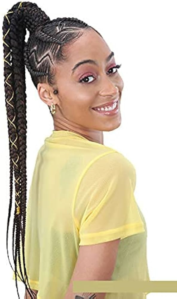 Shake-N-Go 3X BRAID 301 28" (1B Off Black) - FreeTress Synthetic Pre-Stretch Jumbo Braiding (240g... | Amazon (US)