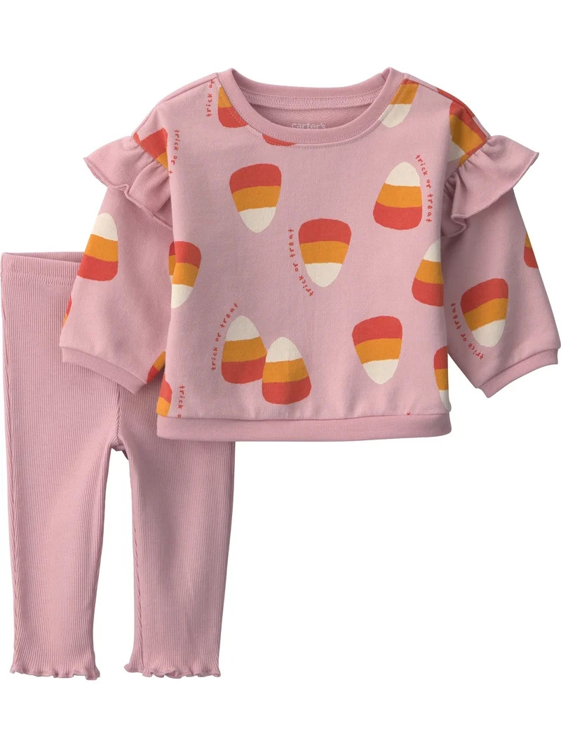 Carter's Child fo Mine Baby Girl Halloween Outfit Set, 2-Piece, Sizes 0/3-24 Months | Walmart (US)