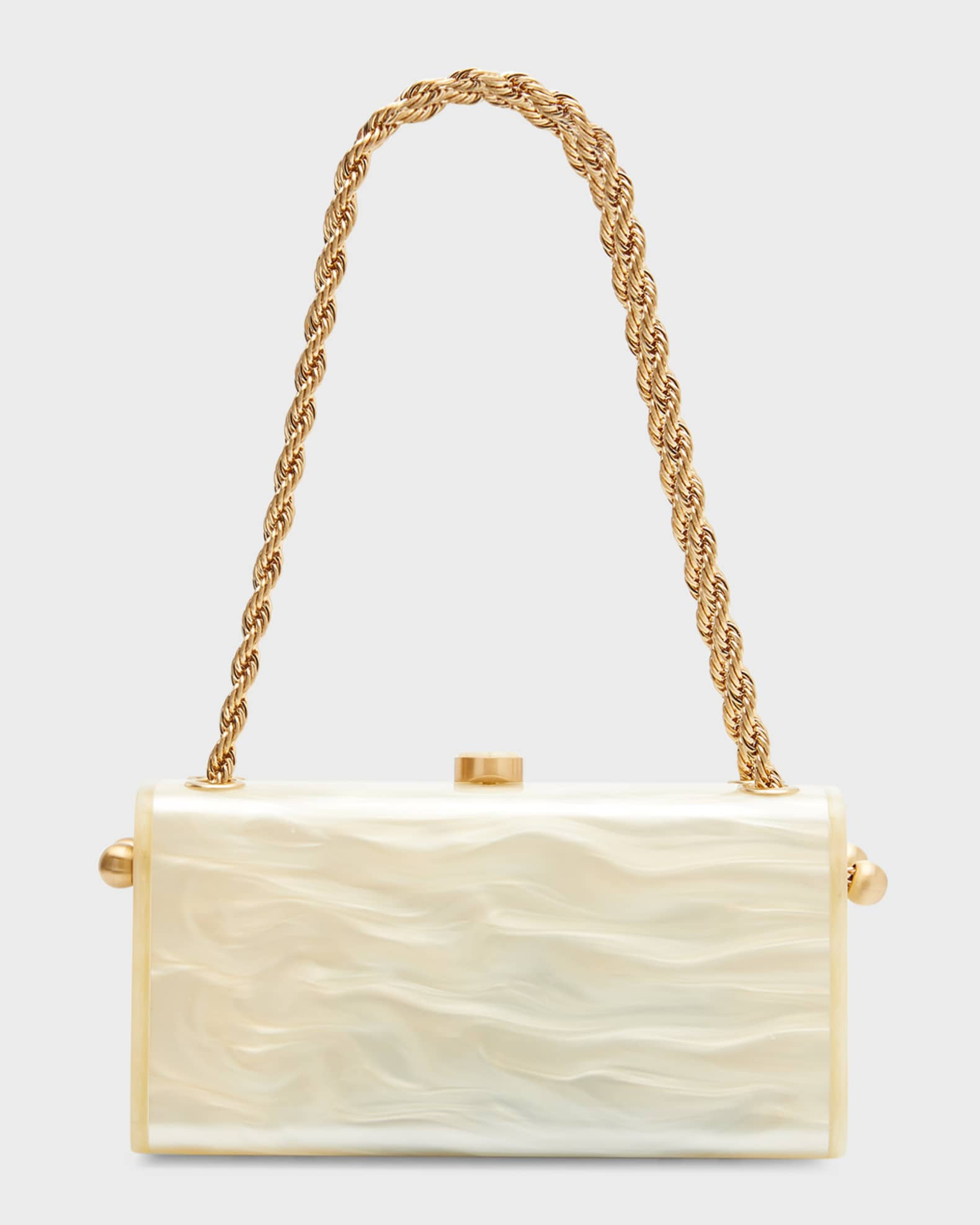 Hajar Acrylic Chain Shoulder Bag | Neiman Marcus