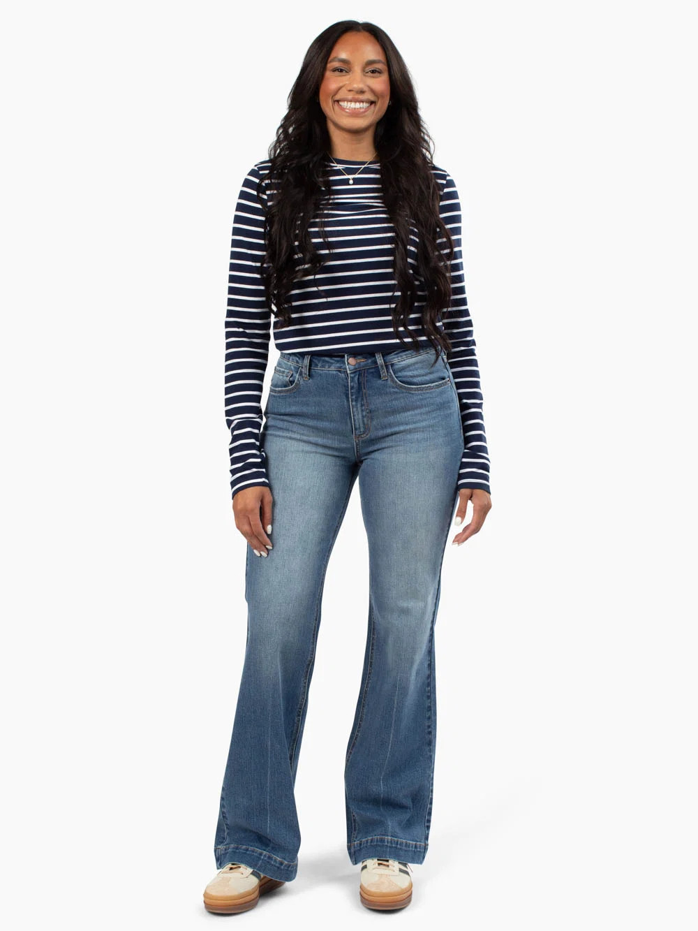 Finley Tall Wide Leg Jean - Sky Wash | Amalli Talli
