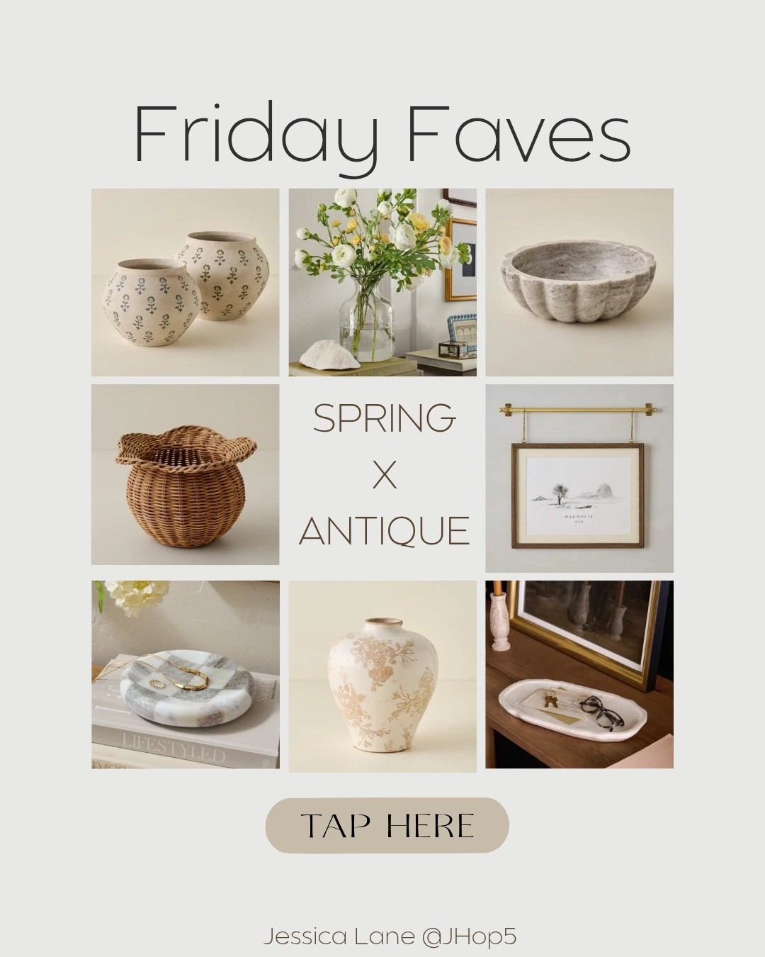 Spring antique-inspired home decor finds from Magnolia with timeless character and charm.#MagnoliaHome #AntiqueStyle

#LTKSeasonal #LTKHome #LTKFindsUnder100