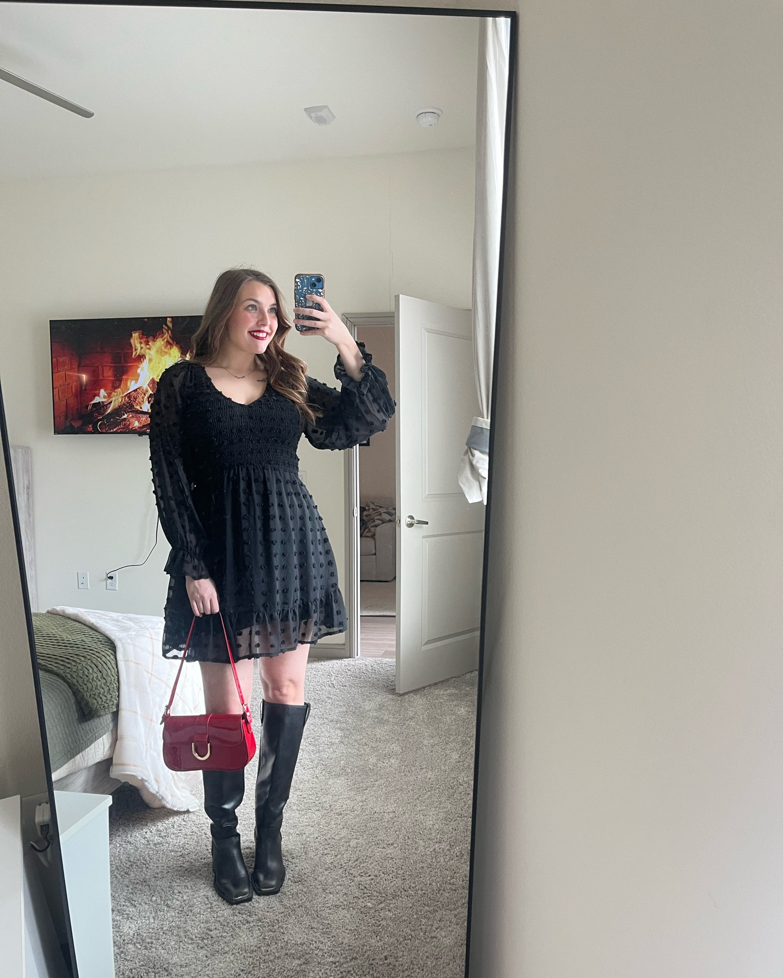 Winter date night outfit 🤍 

#20sfashion #outfit #ootd #outfitinspiration #outfitinspo #fashion #fashionstyle #tallgirl #tallgirlstyle #tallgirlfashion #dallas #dfw #dallasinfluencer #dallastexas #winteroutfit #winterfashion #easyoutfit #size8 #midsizefashion #midsizeoutfit #winteroutfit #winterfashion #curvyfashion #curvystyle #amazonfashion #littleblackdress #cowgirlboots #amazondress #westernboots

#LTKMidsize #LTKStyleTip #LTKFindsUnder50