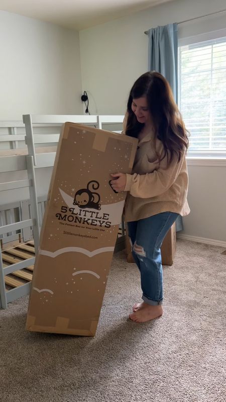 Unboxing our new mattress bundles from 5 Little Monkeys! 🌿Comfy, organic, and made in the USA! 

#LTKFamily #LTKKids #LTKHome