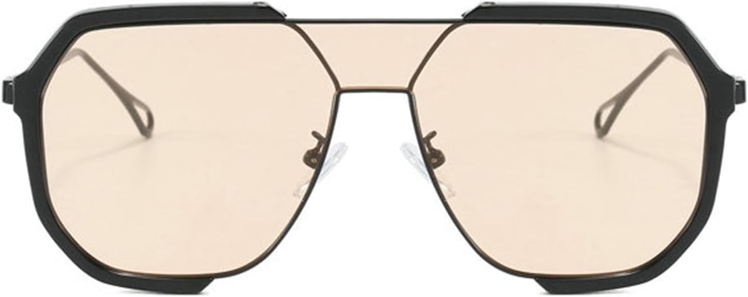 willochra Fashion Oversized Square Women Sunglasses Vintage Punk Men Outdoor Eyewear Shades UV400 | Amazon (US)