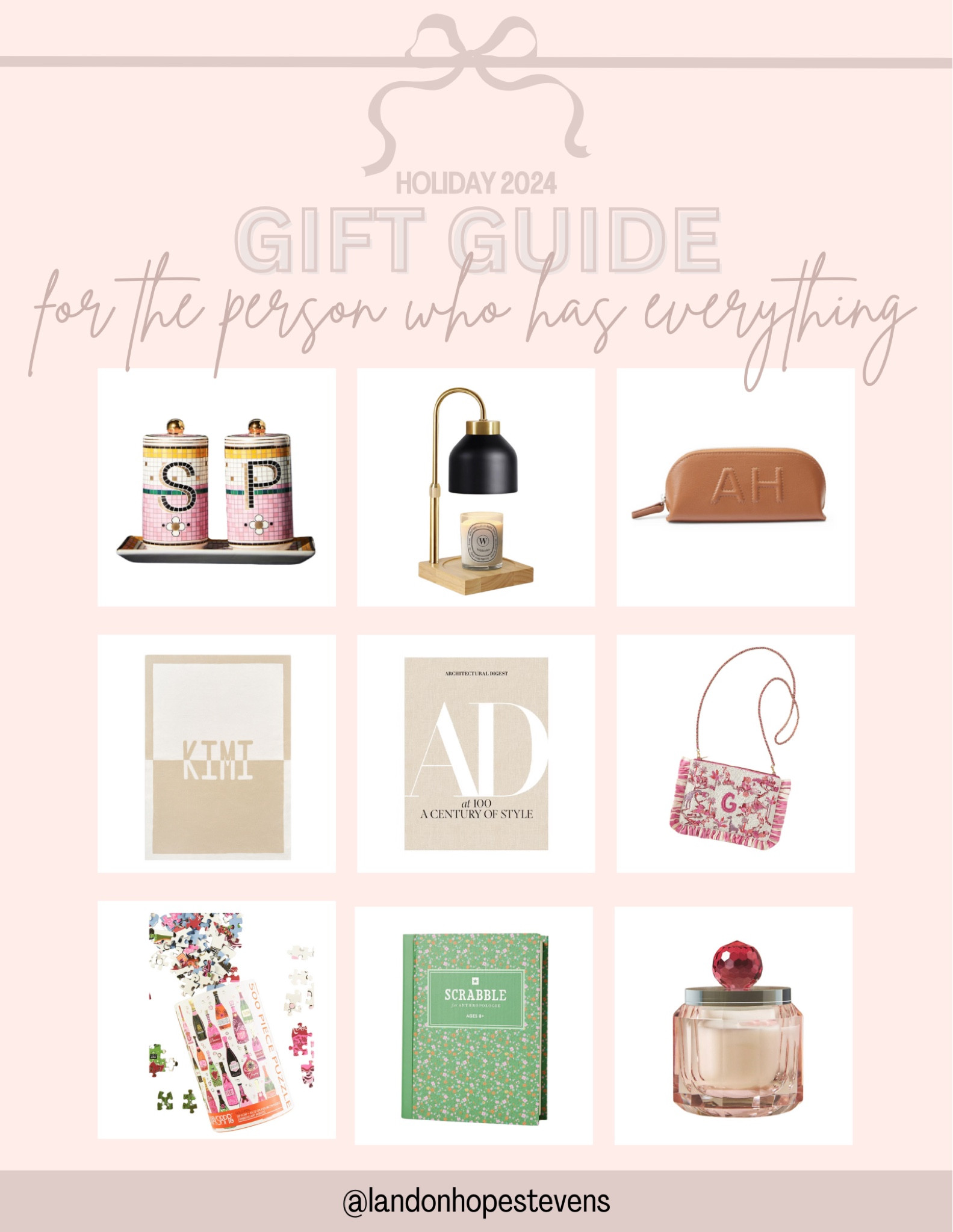 We all know that one person who has everything. Here are some gift ideas for the tricky gal to buy for! 

#LTKHoliday #LTKCyberWeek #LTKGiftGuide