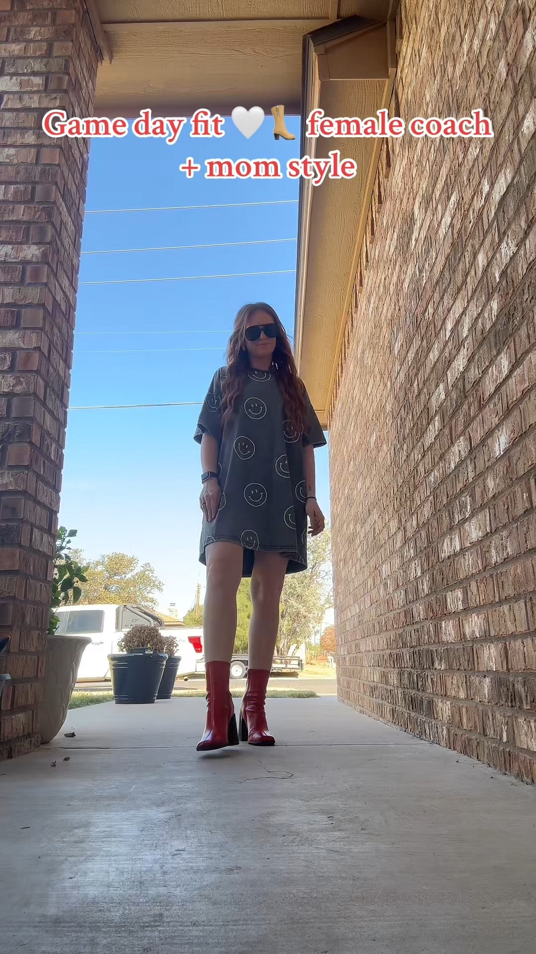 Game day OOTD 🏀✨ Pulled out the boots for a little extra team spirit today. Coach life + mom life means we stay cute and comfy. 👢❤️ 
#GameDayFit #FemaleCoaches #CoachingLife #MomStyle #CuteShoes #OOTDMomEdition #BootSeason #AthleticCoaches #SidelineStyle #MomTok #CozyCute

#LTKootd #LTKShoeCrush #LTKFindsUnder50