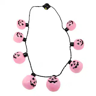 33" Pink Jack-O'-Lantern Necklace | Michaels | Michaels Stores