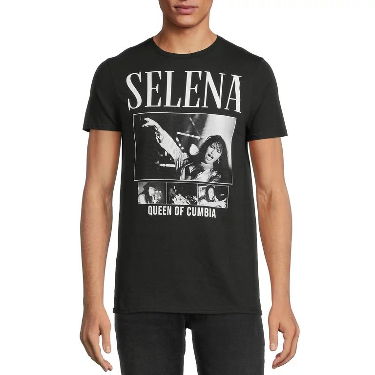 Selena Men's Queen of Cumbia Graphic Tee with Short Sleeves | Walmart (US)