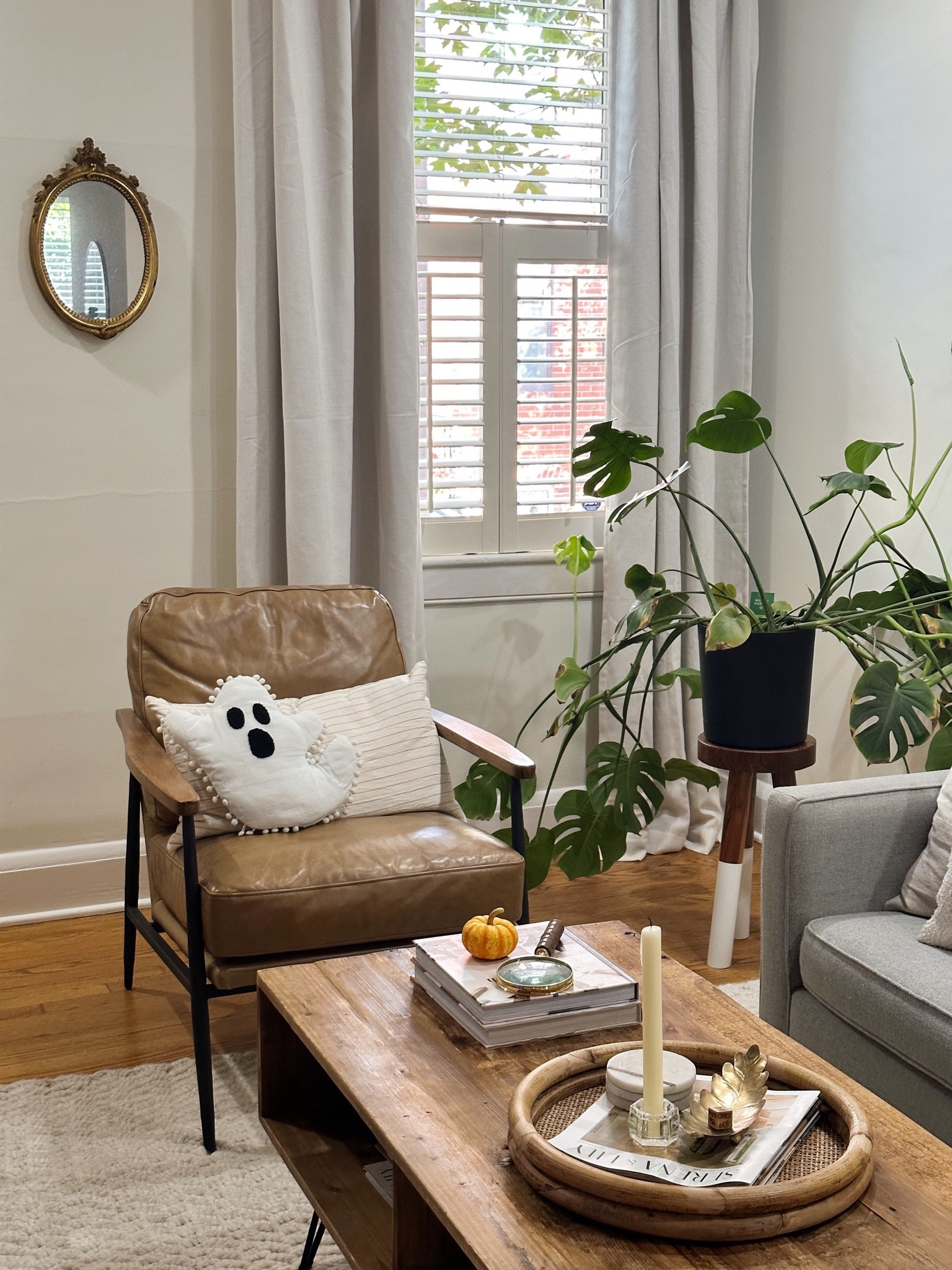 understated halloween decor for the living room ft. pillow 

#LTKhome #LTKCyberWeek #LTKSeasonal