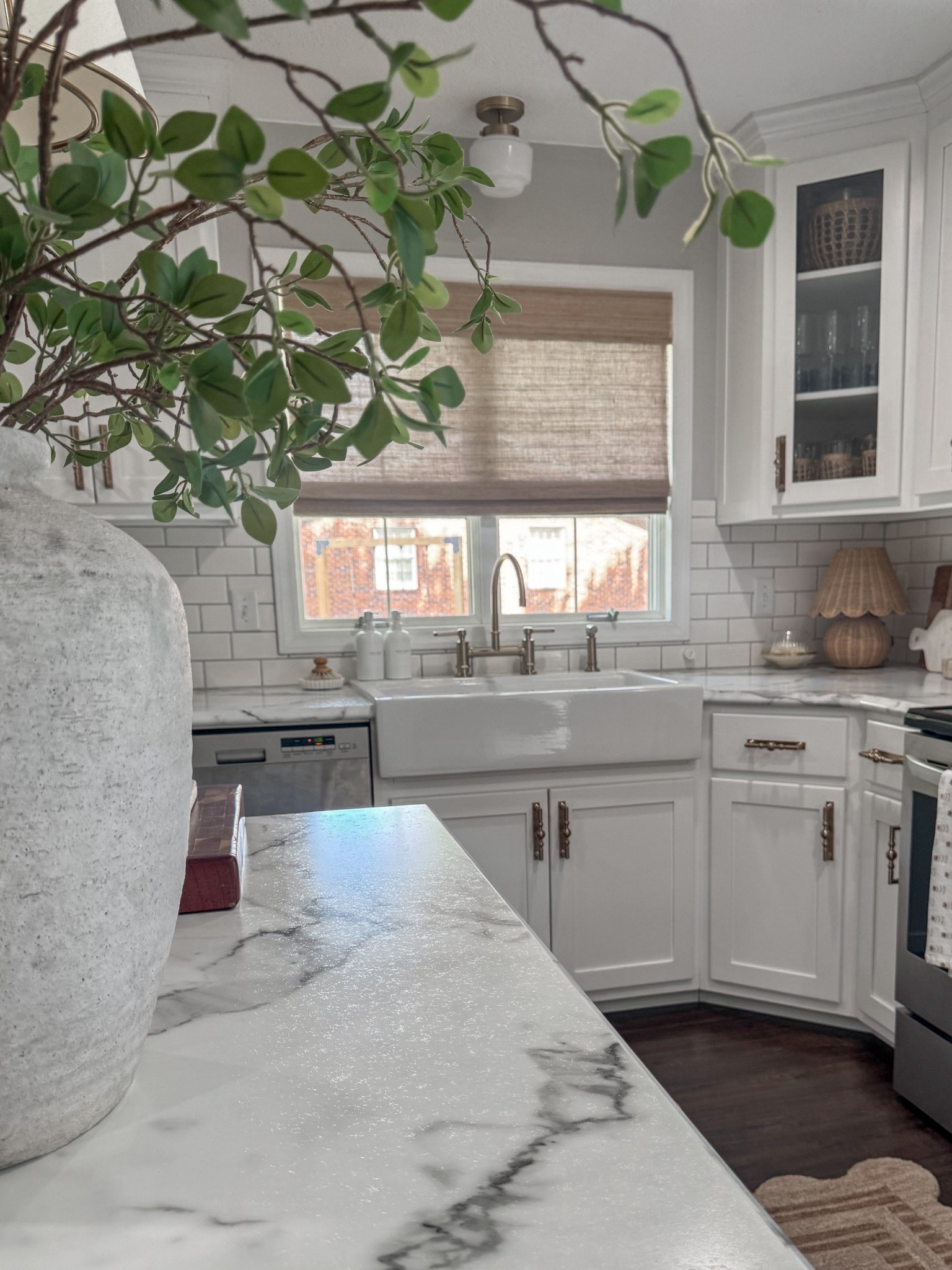 Who knew something as simple as window coverings could make a room feel complete? ✨ These woven bamboo shades from @neutralcurtains instantly elevated our kitchen… softening the space while still letting in that dreamy natural light. They were so easy to install + come in custom sizes! 

Shop this look on my @shop.ltk page (linked in bio) + use code SHELBY for 25% off! 🤎

Shade Details:
Ramie Woven Bamboo Blinds in Coconut
6” Valance in the Front
Inside Mount 
Cordless
White Privacy Lining
No Edge Binding



#LTKHome