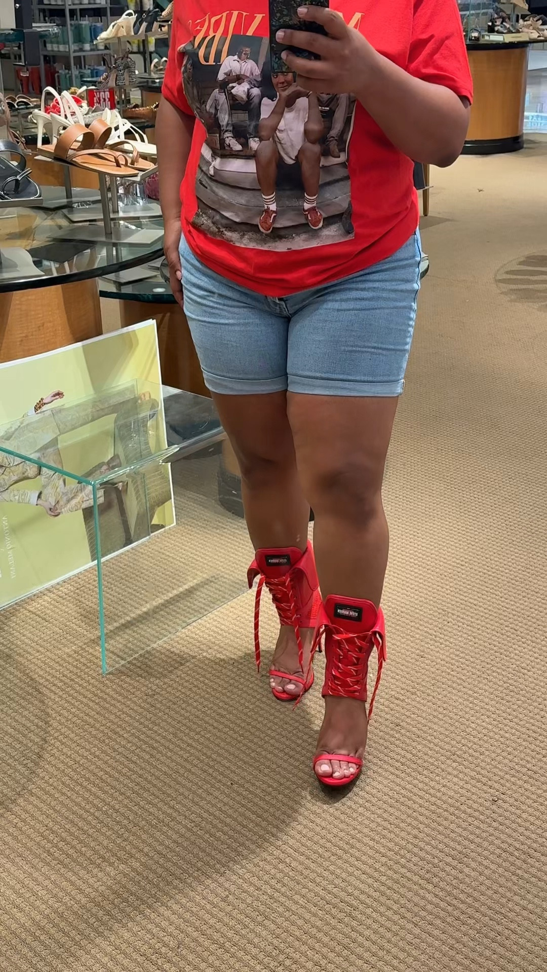 These Steve Madden Casella fold-over stiletto sport dress sandals in red and green are giving sporty but make it luxury. ❤️💚
The fold-over detail + sleek heel makes them the statement shoe that instantly upgrades a simple outfit.

If your summer wardrobe needs one bold pop of color… this is it.

#LTKStyle #LTKShoeCrush #SteveMadden #SummerShoes #StatementShoes #ColorPopStyle #HeelsOfTheDay #SportyChic #ElevatedStyle #FashionFinds