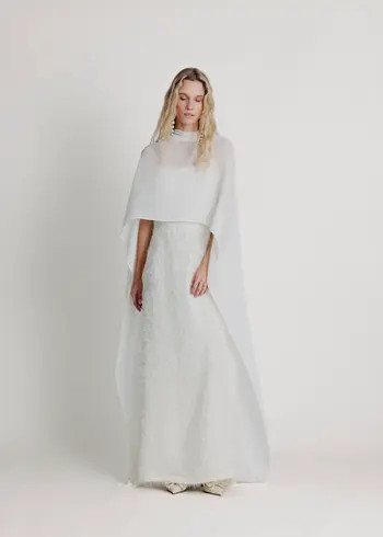 High Neck Bridal Cape | Nordstrom