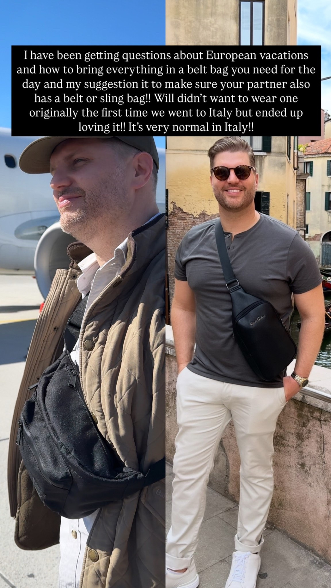 European sling belt bags for men! Will loved wearing these in Italy!!

#LTKTravel #LTKMens #LTKFindsUnder50