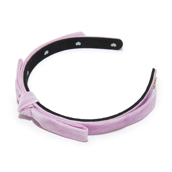 ORCHID BARDOT SLIM VELVET HEADBAND | LELE SADOUGHI