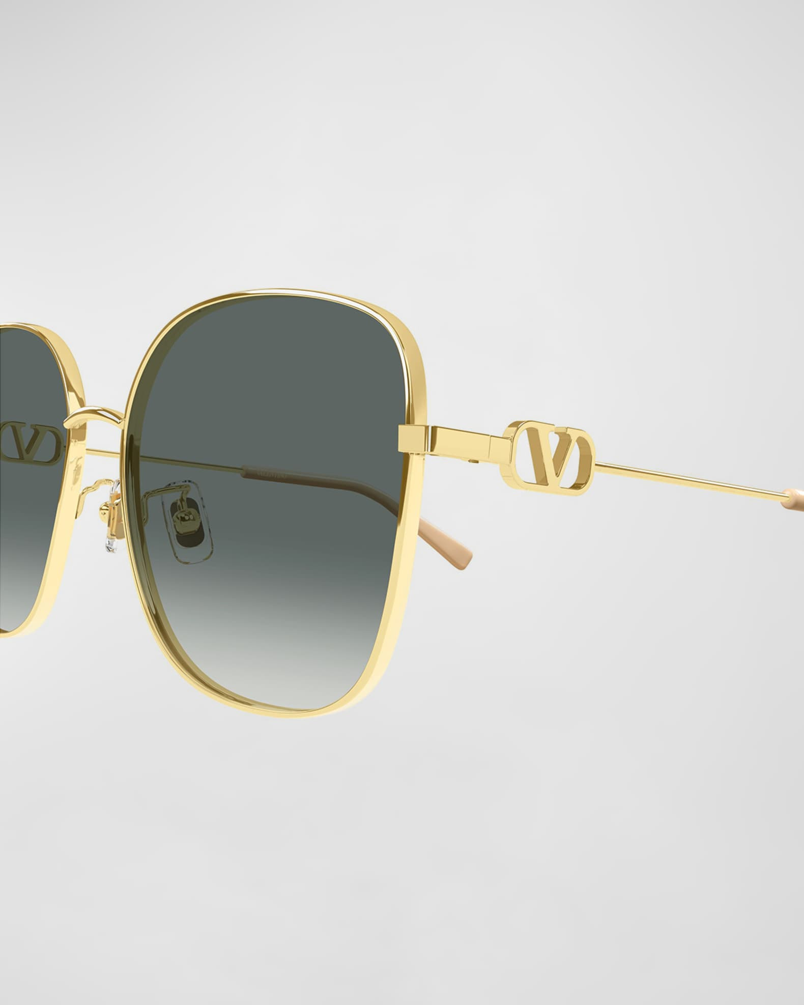 VLogo Signature 59mm Square Sunglasses | Neiman Marcus