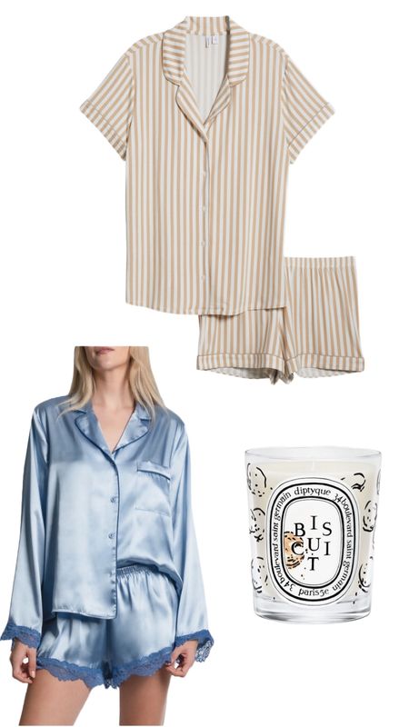 Love a pajama set 🤍 and I obviously had to get the candle 

#LTKfindsunder100 #LTKhome #LTKGiftGuide