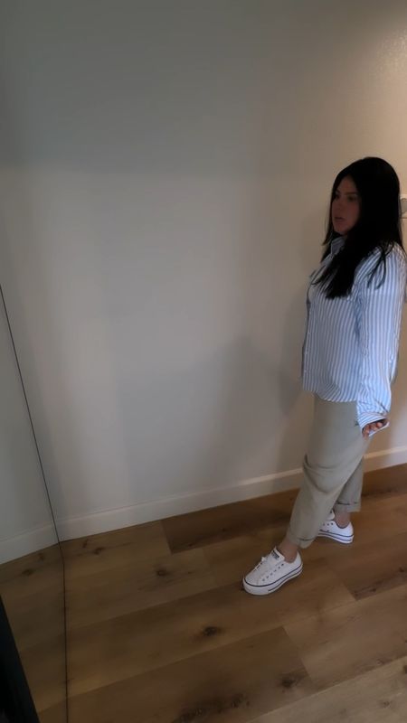 Cute spring and summer outfit // Wearing a large in the tee, medium in the striped shirt and medium in the pants.

xo, Sandroxxie by Sandra www.sandroxxie.com | #sandroxxie 

#LTKVideo #LTKSeasonal #LTKstyletip
