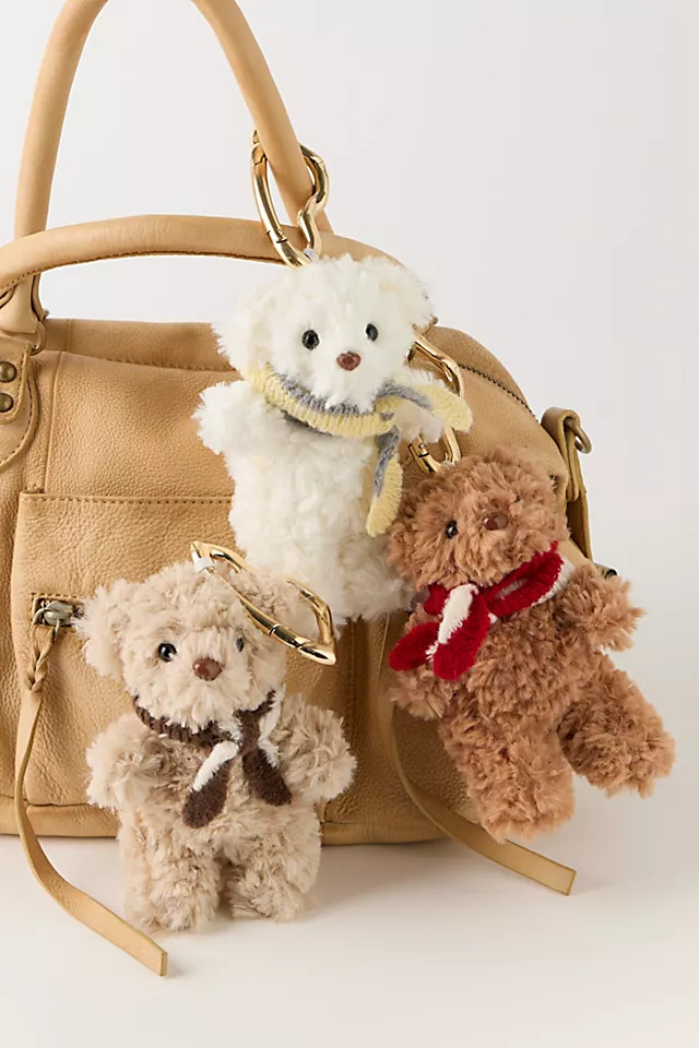 Fuzzy Bear Bag Charm | Free People (Global - UK&FR Excluded)