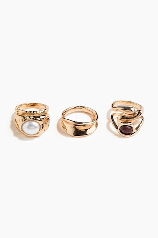 H & M - 5-Pack Rings - Gold | H&M (US + CA)