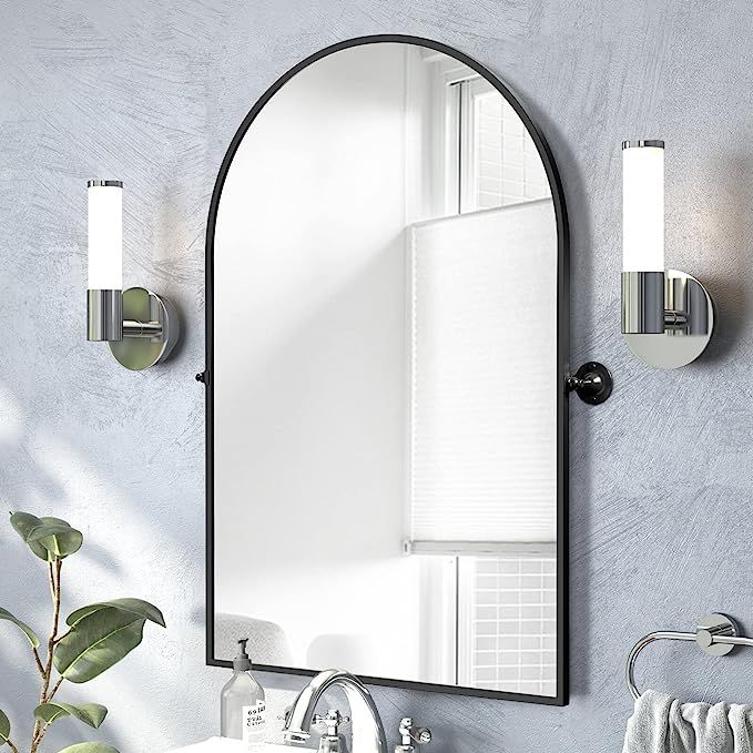 NeuType Arched Wall Mirror Bathroom Mirror for Home Decor Entryways Living Rooms Farmhouse Vintag... | Amazon (US)