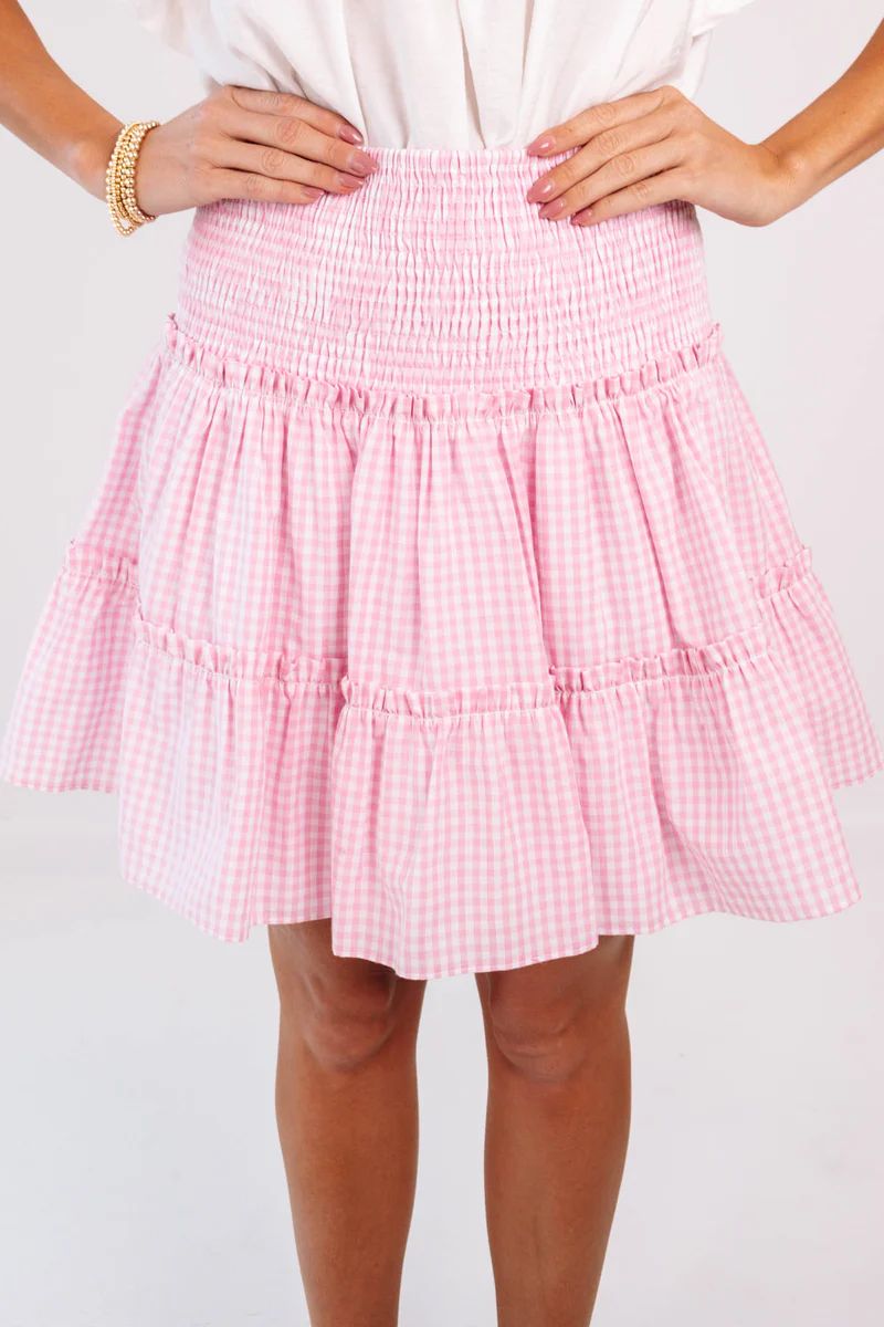 The Dorothy Skort - Pink Gingham | The Impeccable Pig