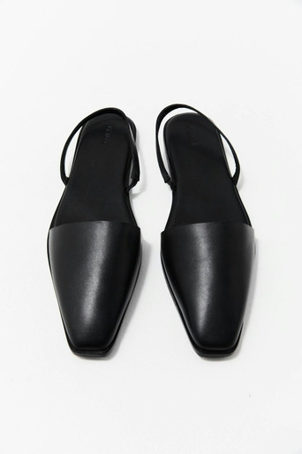 Sling Back Flat - Black | The DOM (Australia & New Zealand)