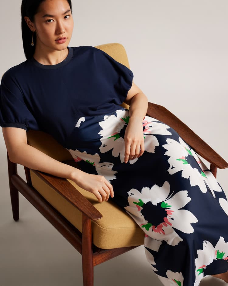 Ponte Top Dress With Midi Skirt | Ted Baker (US)