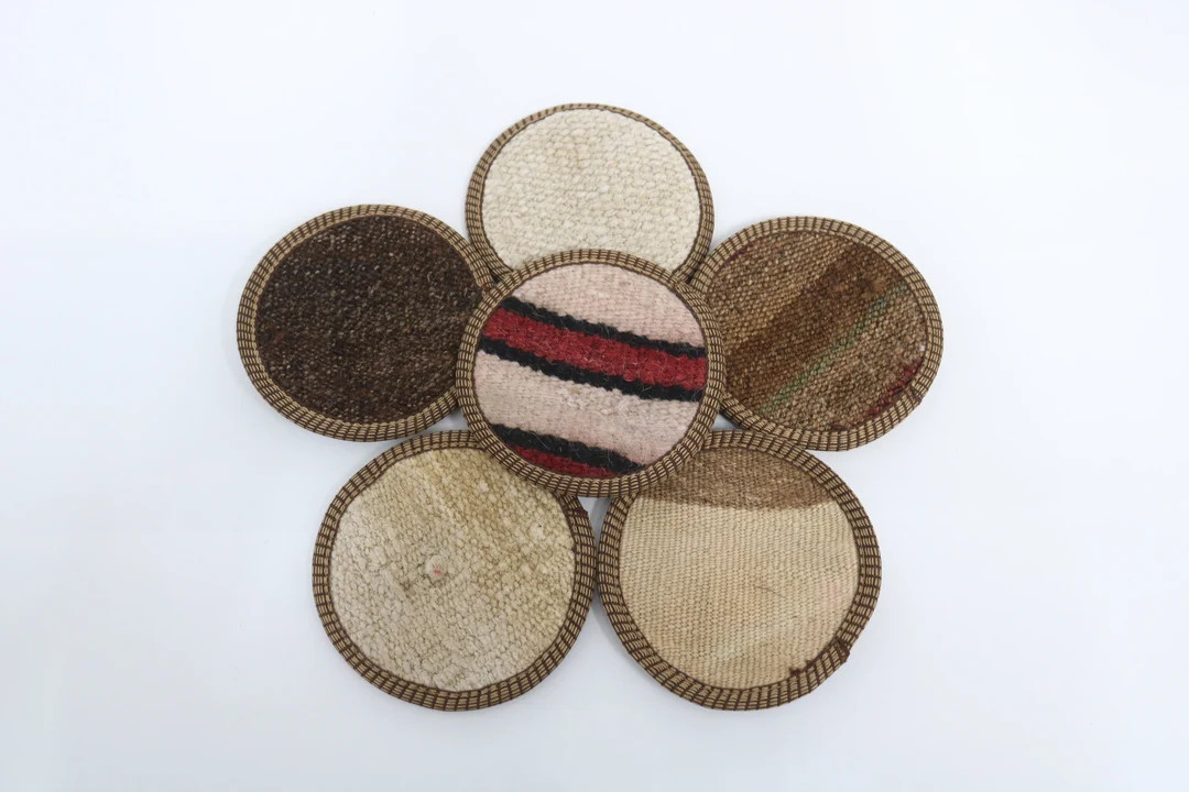 Coffee Cup Pad, Tea Pad, Beer Coaster, Brown Coaster, Flat Coaster, Oriental Coaster, Coffee Coas... | Etsy (US)