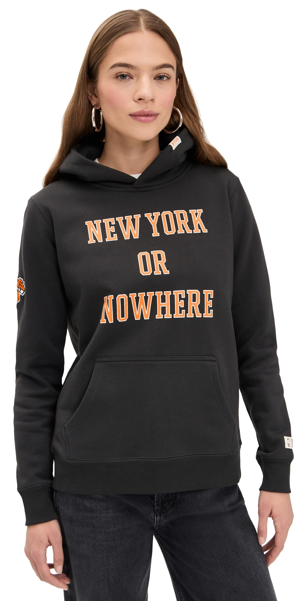 New York or Nowhere Knicks Classic Hoodie Faded Black M | Shopbop