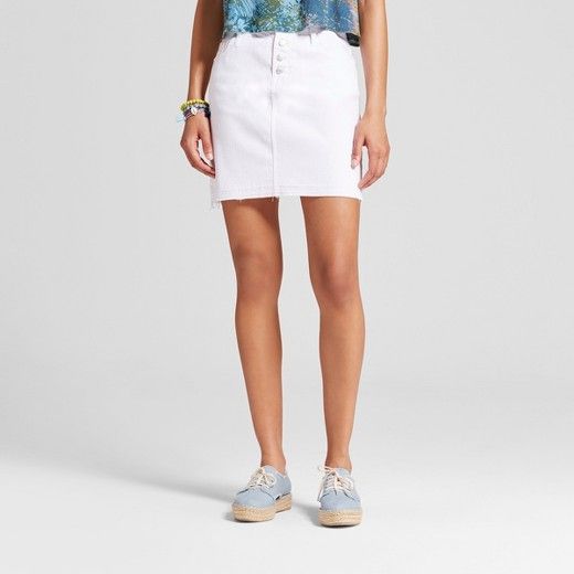 Women's Denim Skirt White - Mossimo Supply Co.™ | Target