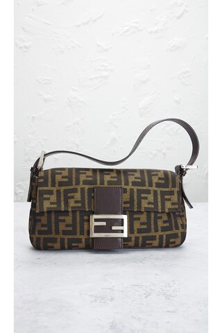Fendi Zucca Baguette Shoulder Bag | Revolve Clothing (Global)
