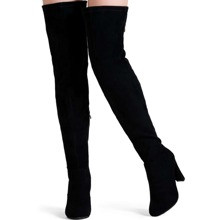 Womens Thigh High Over The Knee Boots Suede Long Boot With Inner Zipper | SHEIN