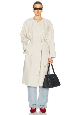 Skall Studio MANTEL BAYVILLE in Misty Grey - Light Grey. Size 34 (also in 36). | FWRD 