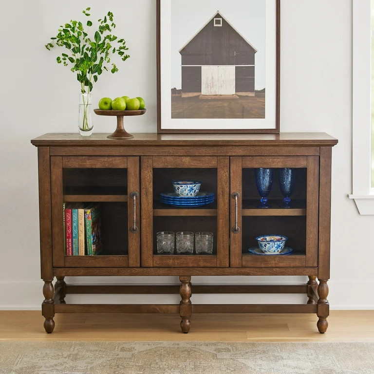 Pioneer Woman Harper Buffet Cabinet, Homestead Brown | Walmart (US)