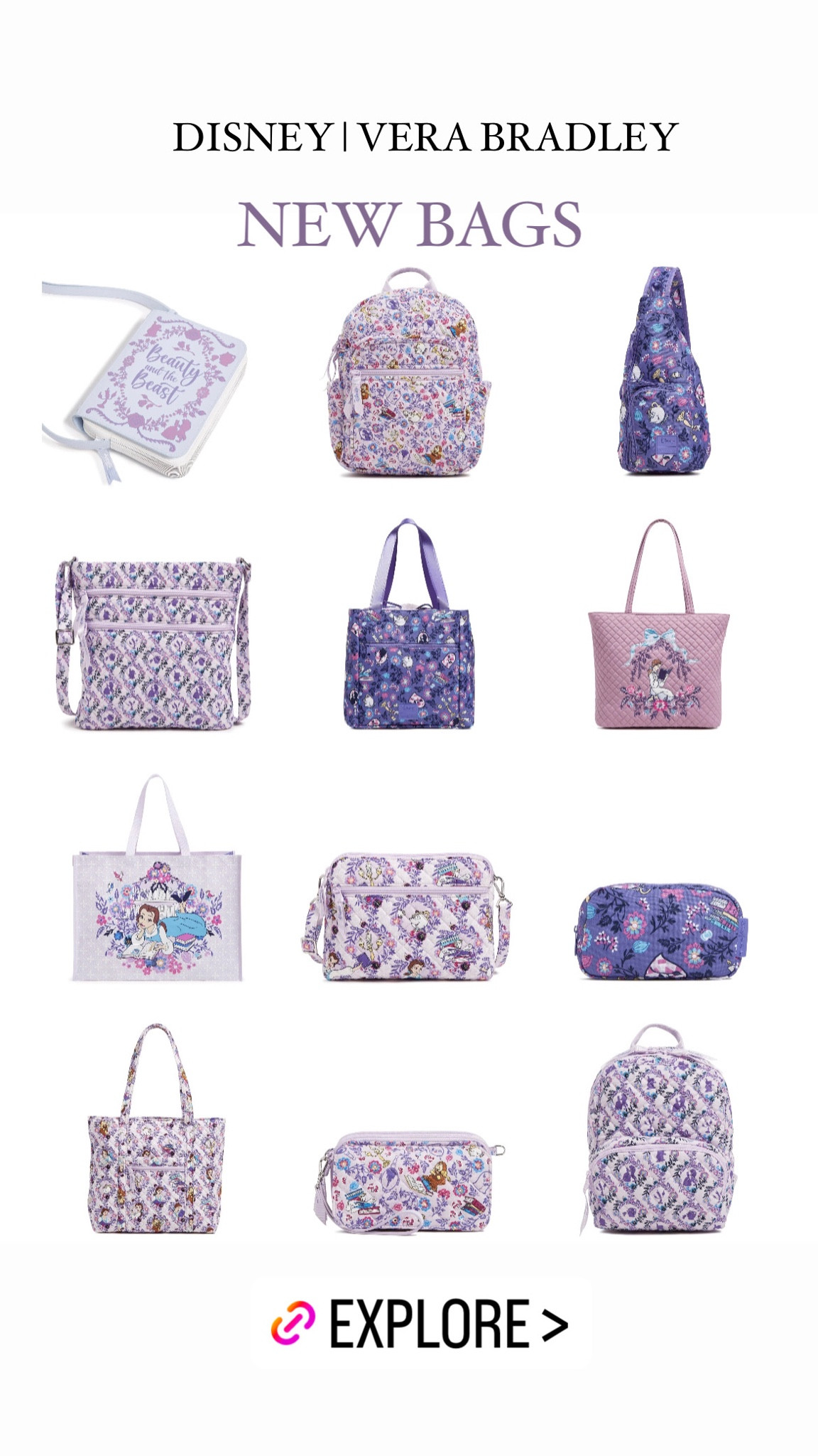 Cute New Disney Bags by Vera Bradley!

#LTKtravel #LTKitbag