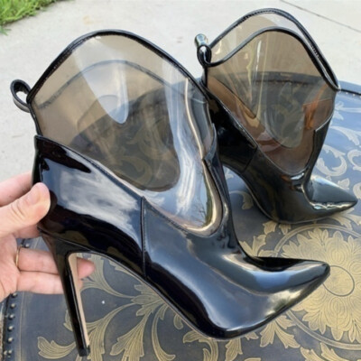 Jessica Simpson Periya Black Clear High Heel Boot  | eBay | eBay US