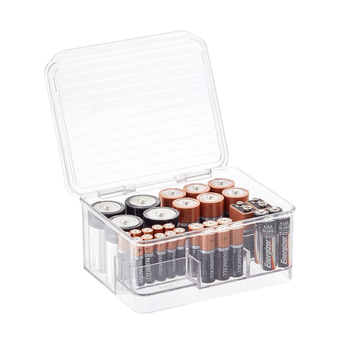 iDesign Linus Battery Organizer | The Container Store