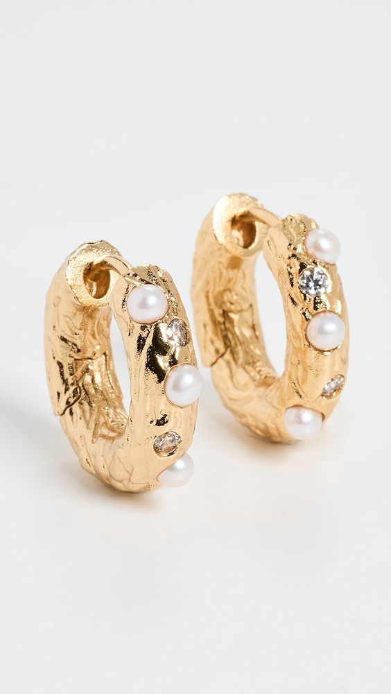 Anni Lu Gem Hoops | Shopbop | Shopbop