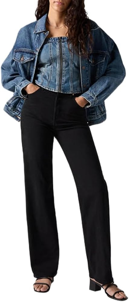 Levi's Women's Ribcage Full Length Jeans Jeans | Amazon (UK)