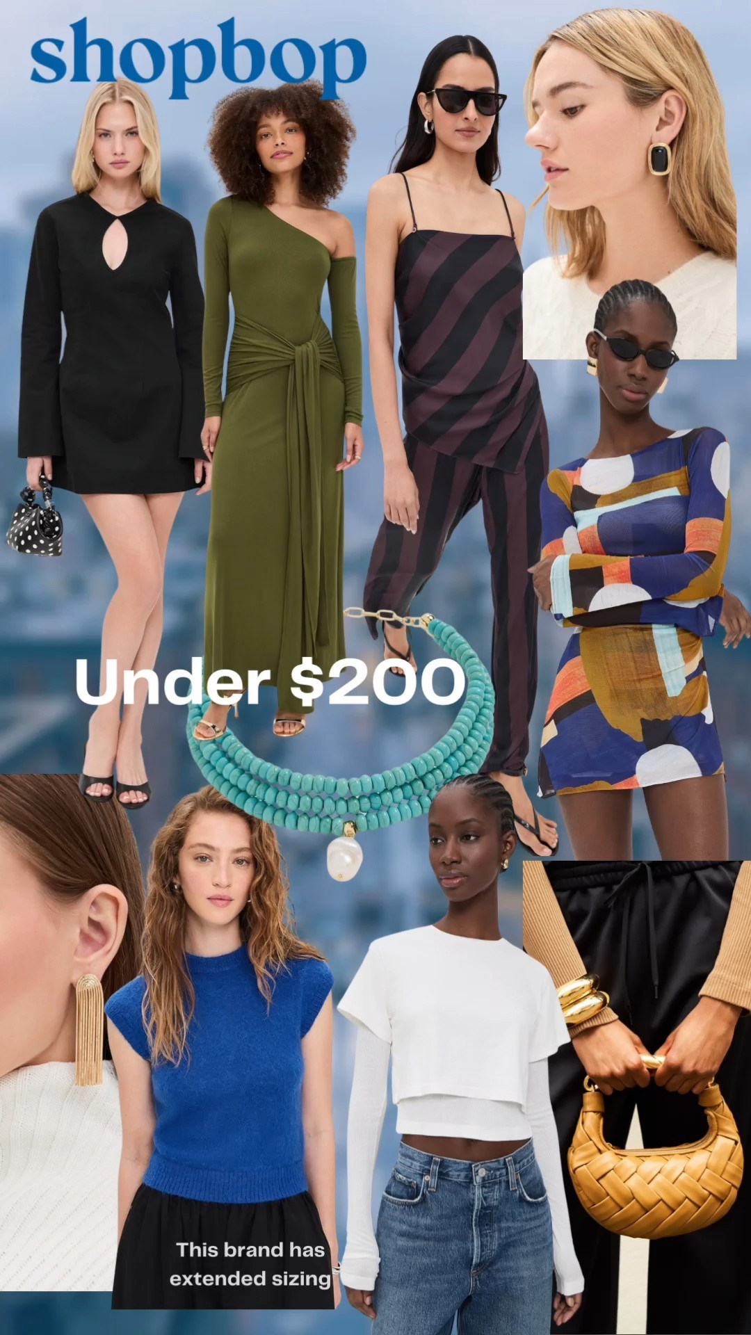 Some items in my cart from Shopbop - under $200. I bought the set and the white tee. Already have the dangly earrings and wore them in Cabo. 

#LTKMidsize #LTKvlog