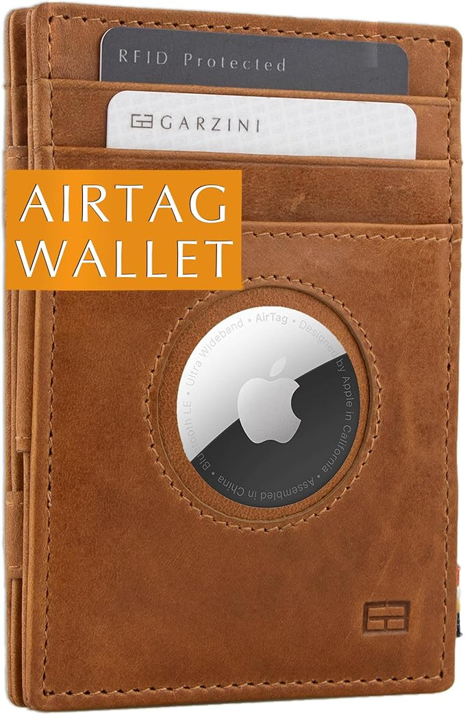 GARZINI Magic AirTag Wallet, Mens Wallet with Airtag Holder, Minimalist Wallet with RFID card hol... | Amazon (US)