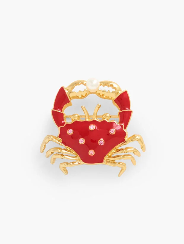Under The Sea Crab Brooch | Talbots