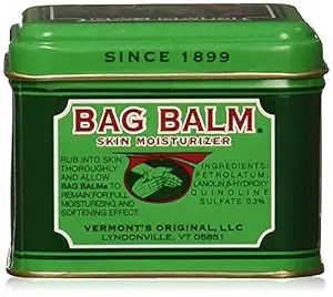 Bag Balm Skin Moisturizer with Lanolin for Chapped Lips, Dry Skin and More | 4oz Tin | Amazon (US)